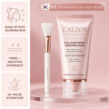 Overnight Collagen Wrap Mask 💧 Hydrating, Firming & Glass-Skin Glow