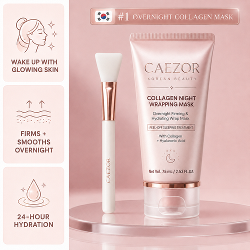 Overnight Collagen Wrap Mask 💧 Hydrating, Firming & Glass-Skin Glow