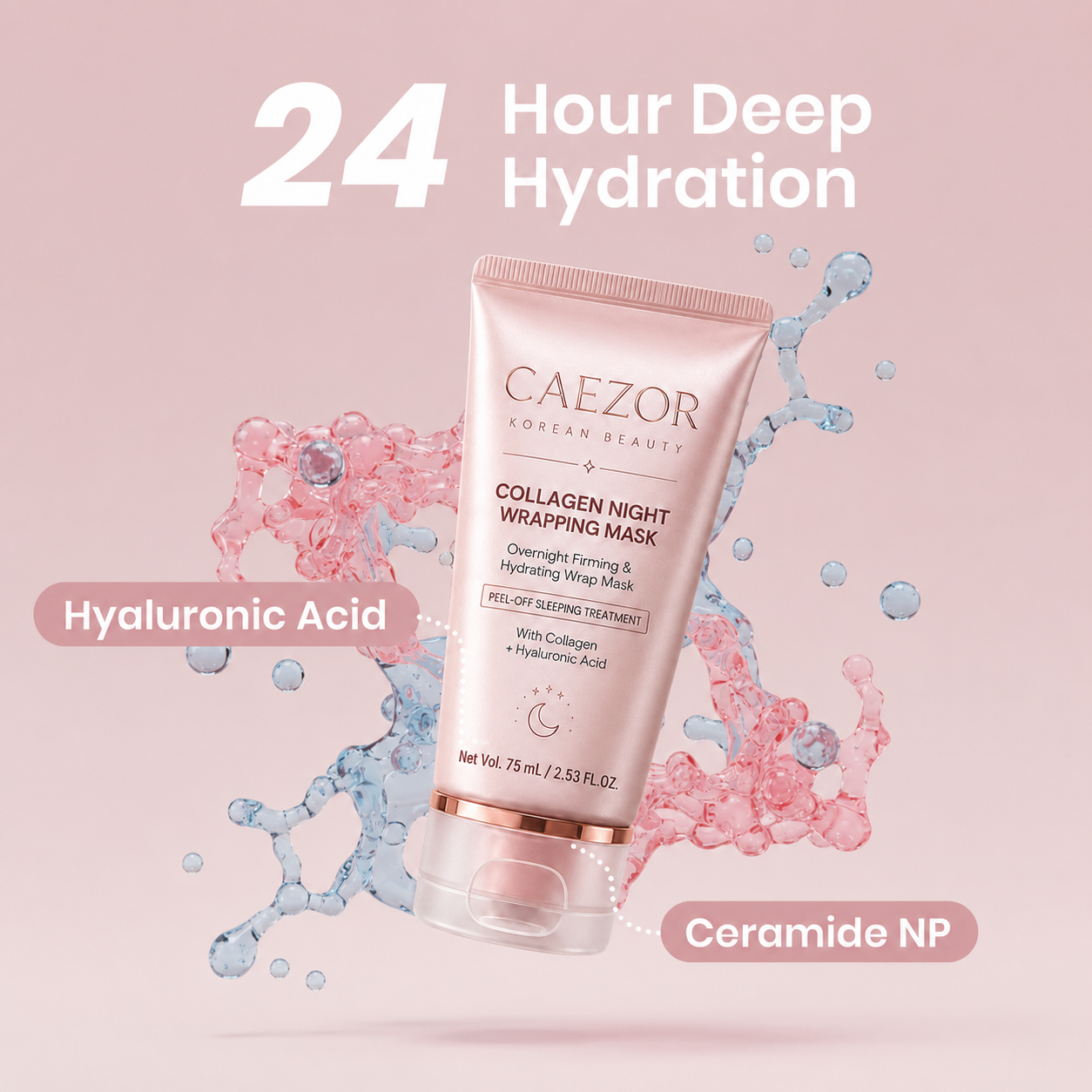 Overnight Collagen Wrap Mask 💧 Hydrating, Firming & Glass-Skin Glow