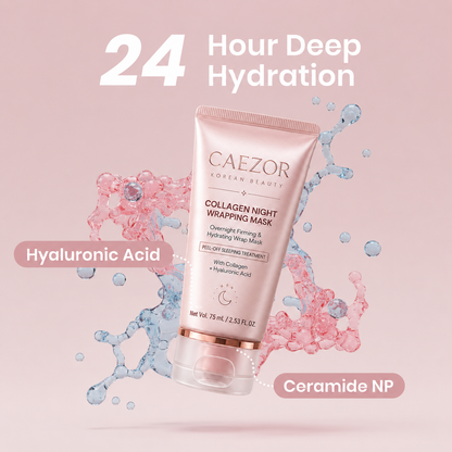 Overnight Collagen Wrap Mask 💧 Hydrating, Firming & Glass-Skin Glow