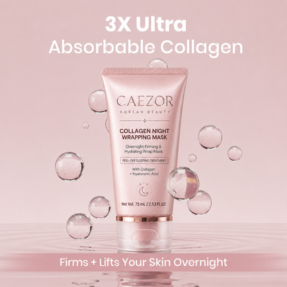 Overnight Collagen Wrap Mask 💧 Hydrating, Firming & Glass-Skin Glow