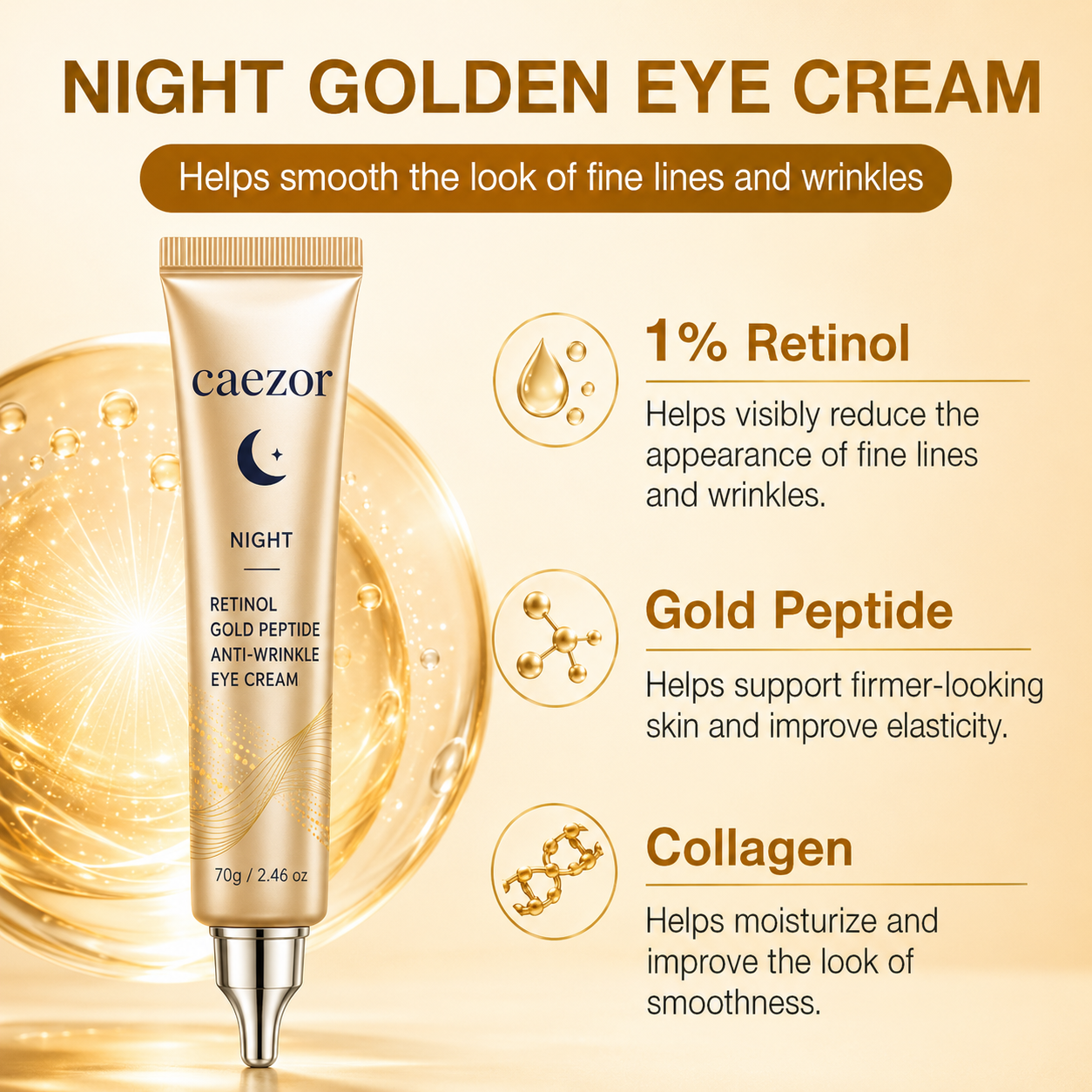 ✨ CaeZor Morning & Night Eye Cream Duo