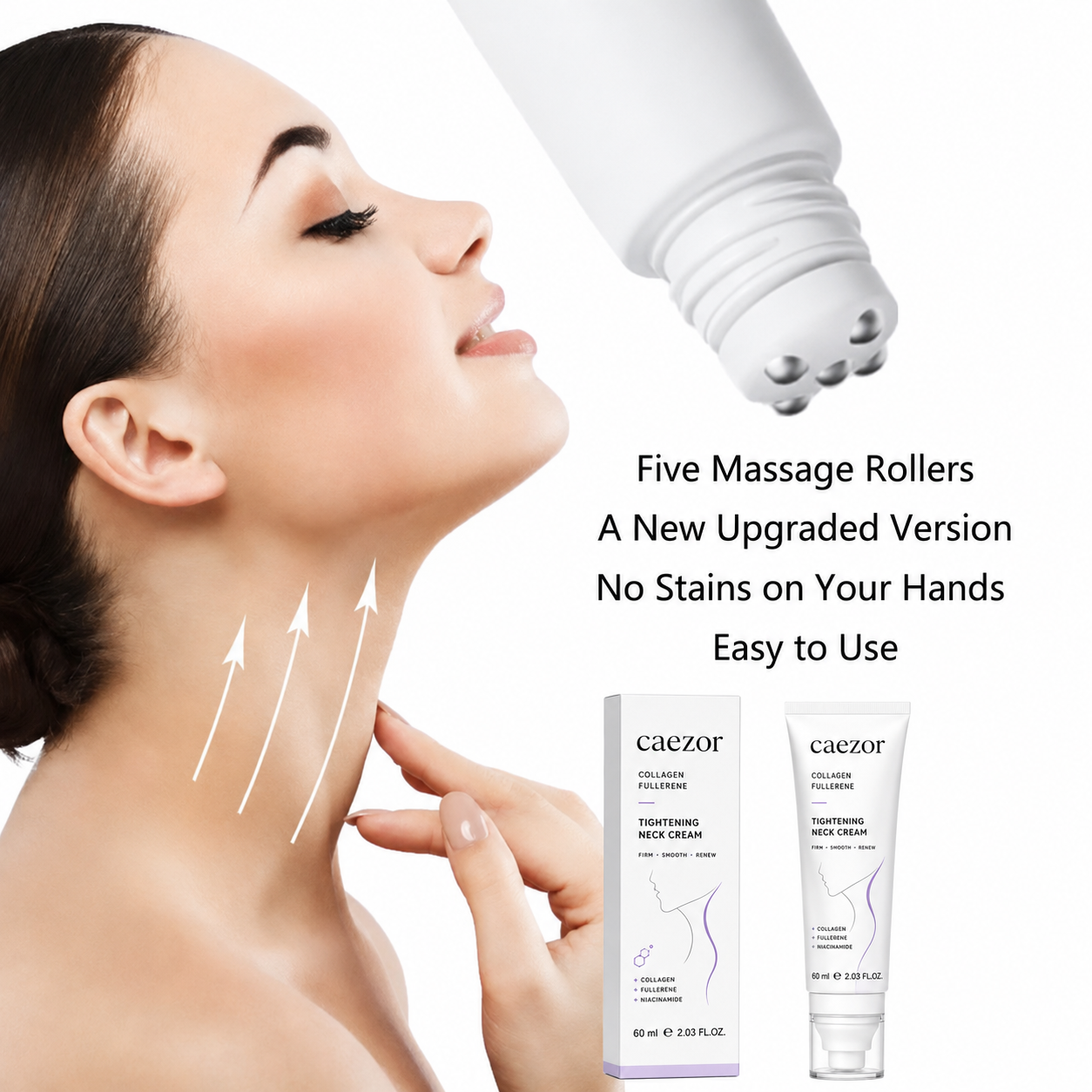 ✨ Caezor™ Youth Boost Neck Cream for Smoother-Looking Skin