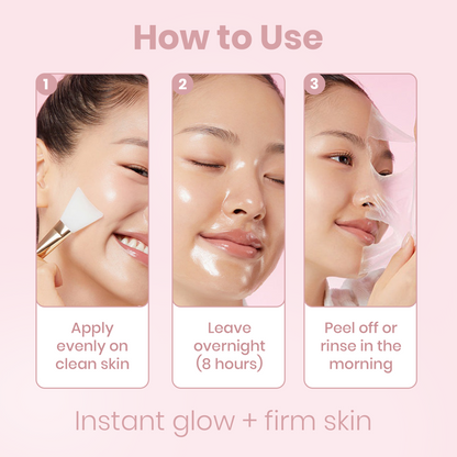 Overnight Collagen Wrap Mask 💧 Hydrating, Firming & Glass-Skin Glow