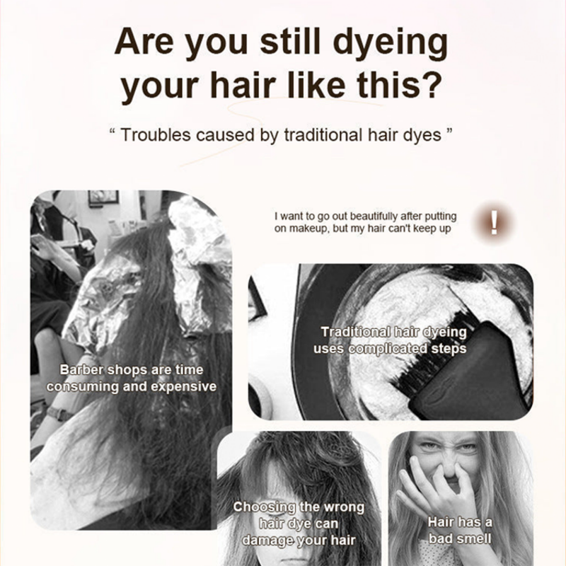 Cover visible gray roots at home — no bowl, no brush, less mess.